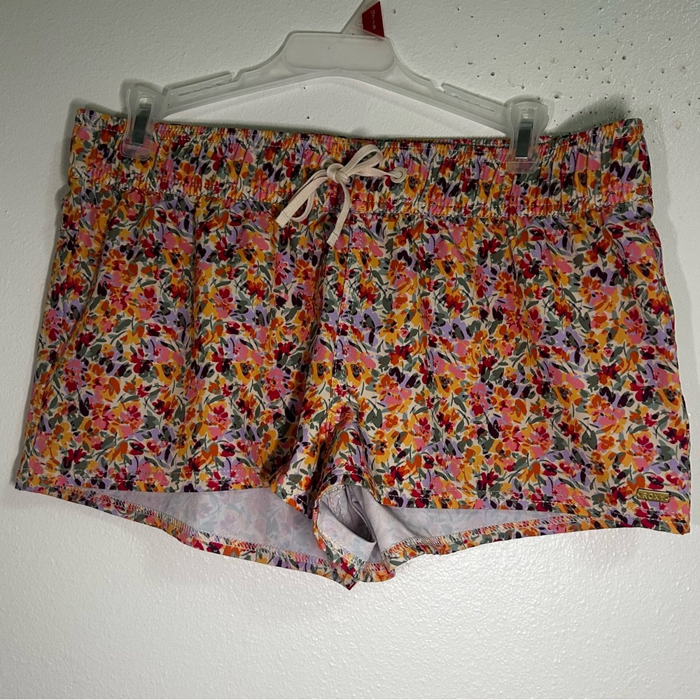 Roxy Floral Athletic Shorts - Multicolor